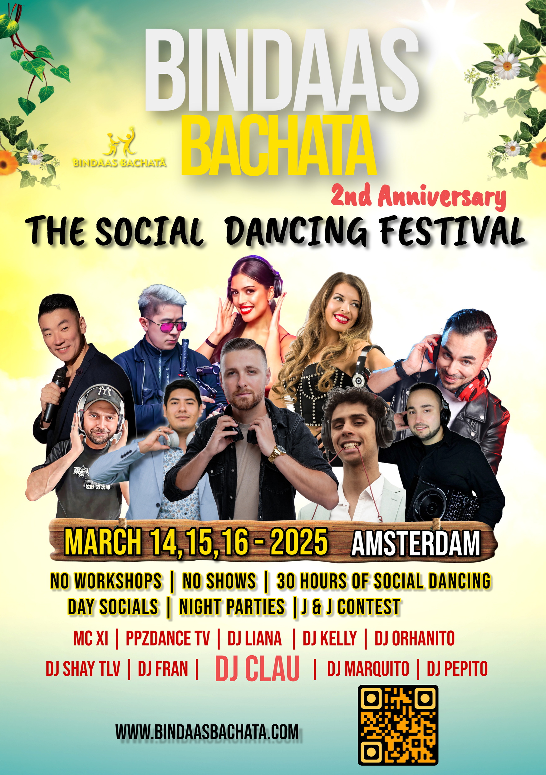 𝑩𝑰𝑵𝑫𝑨𝑨𝑺 𝑩𝒂𝒄𝒉𝒂𝒕𝒂 𝑺𝒆𝒏𝒔𝒖𝒂𝒍 Social Dancing Festival in Amsterdam